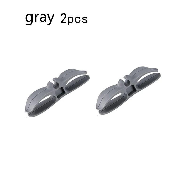 organisateur câbles clips adhésifs réutilisables noir blanc gris moderne plat lisse