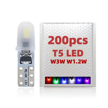 ampoules led t5 blanc rouge vert bleu violet modernes compactes 2cm 5cm translucentes 200