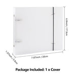 organisateur pochoirs scrapbooking portfolios anneaux couleurs motifs floraux géométriques feuilles transparentes étiquettes autocollantes pochettes