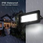lampe led sol moderne noire ip66 235mm 105mm 280mm 125mm 335mm 165mm câble