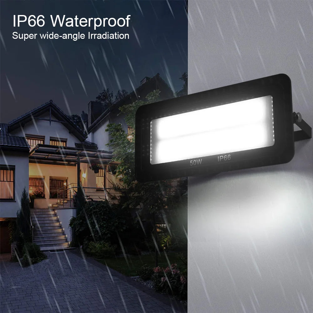 lampe led sol moderne noire ip66 235mm 105mm 280mm 125mm 335mm 165mm câble