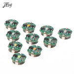 commutateur magnétique led vert circuit imprimé électronique diodes condensateurs connecteurs puce éclairage animation