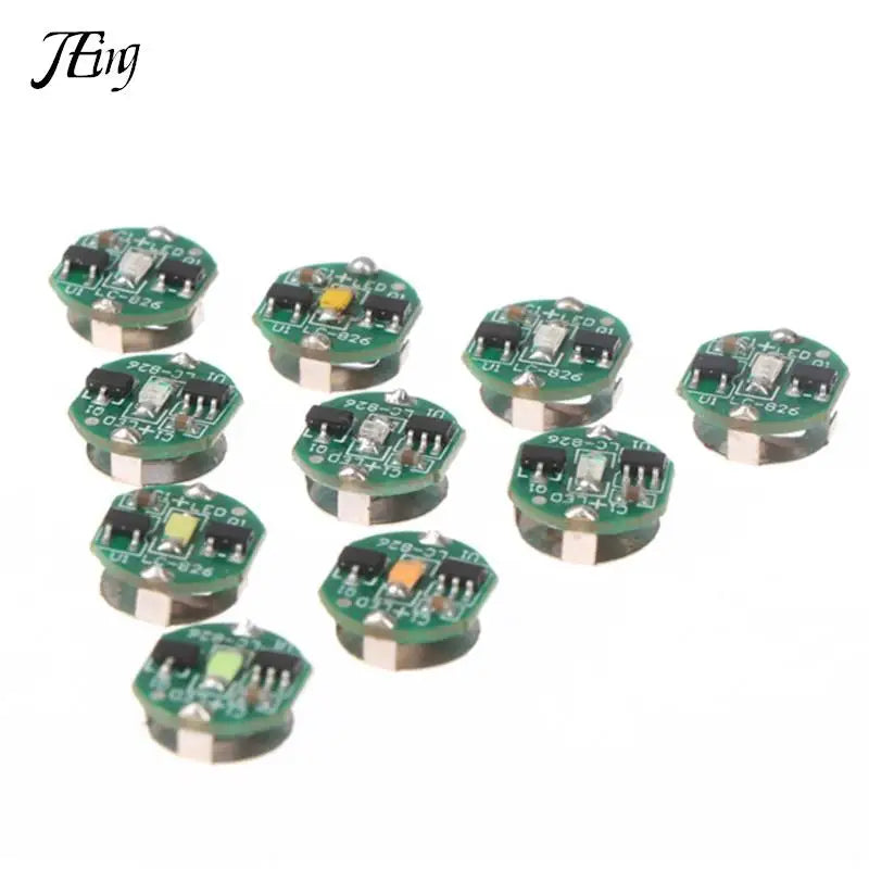 commutateur magnétique led vert circuit imprimé électronique diodes condensateurs connecteurs puce éclairage animation