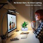 lampe led réglable double tête télécommande moderne gooseneck