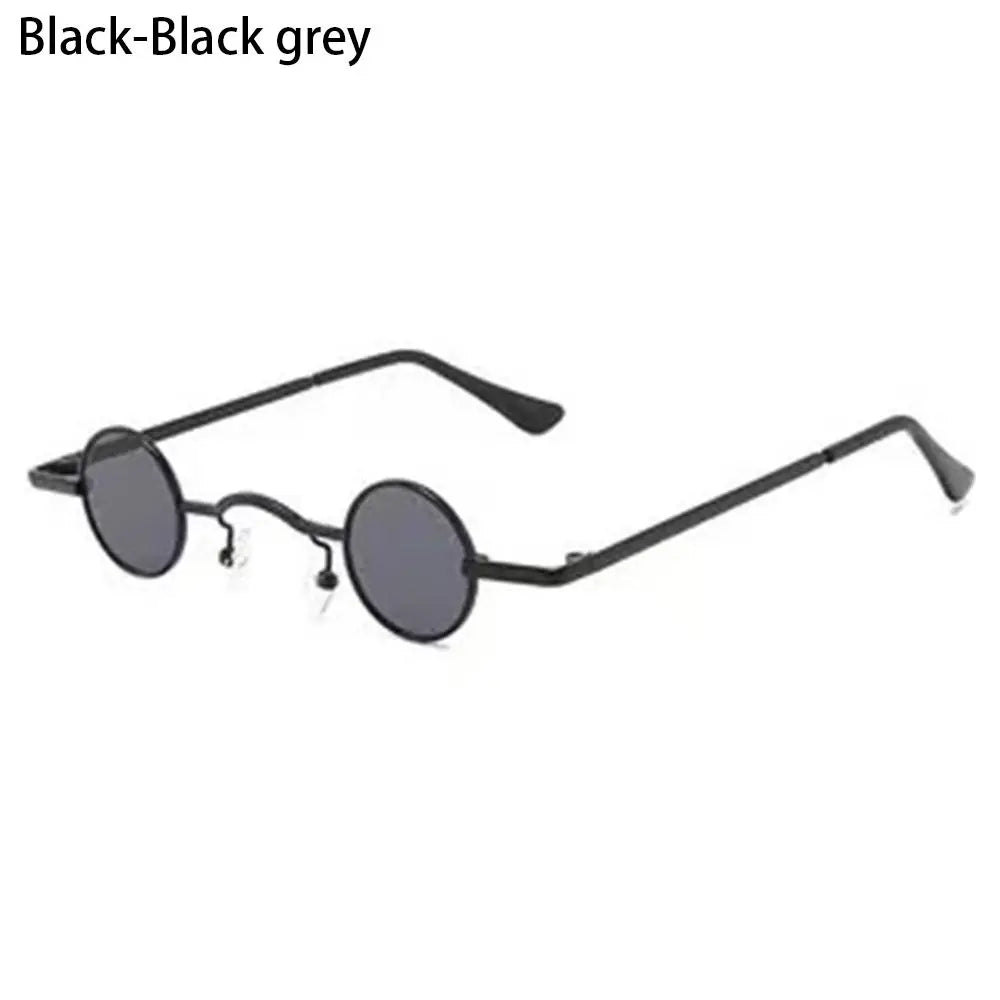 lunettes soleil unisexe rondes vintage or noir gris transparentes classiques punk anti reflet uv