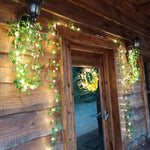 guirlande led lierre artificielle verte extérieure moderne décoration maison fêteSuspensionclair