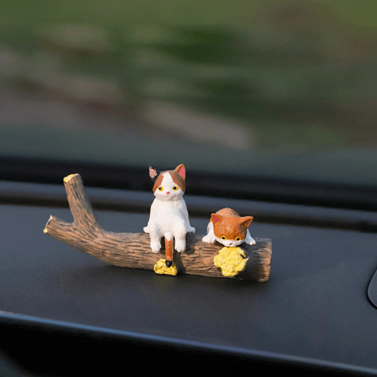 figurines chats décor animaux miniature ornement monitor décoration table cadeau