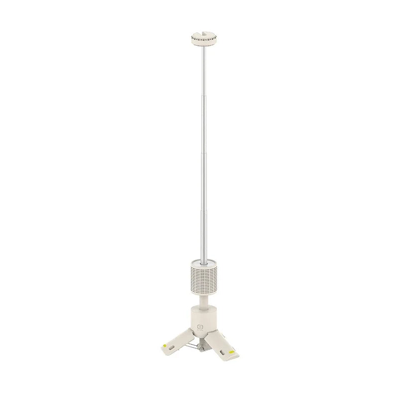 lampe solaire portable led vert blanc télescopique rechargeable trépied base magnétique camping randonnée aventure