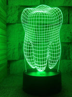 lampe led 3d illusion couleurs changeantes tactile moderne enfants bleu violet rose jaune vert