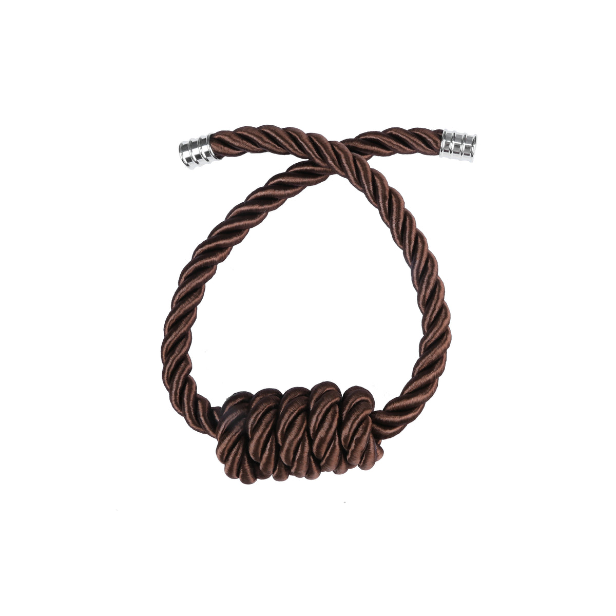 rubans rideaux aimants jute moderne gris beige noir doré easy décor noix tissés