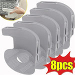 supports d'angle anti dérapage clip ajustable blanc gris moderne lit organisateur espace matelas fixations