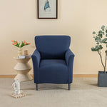 housse fauteuil vert moderne tissu jacquard polyester antidérapante imperméable intérieur extérieur