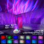projecteur led blanc multicolore effet lumineux transparent moderne télécommande usb modes chambre enfantsDecoration