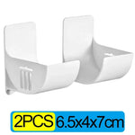 support mural sacs poubelle blanc adhésif double face facile multiple utilisations plastique moderne pratique