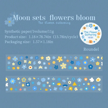 sticker décoratif fleurs multicolores adhésif papeterie scrapbooking enfantin journal craft art