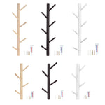 Porte-manteau mural design branche d'arbre café