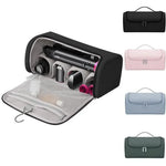 Sac rangement polyestère rose clair moderne accessoires coiffure réutilisable uni mat