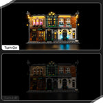 miniature building vert gris marron noir classique fenêtres portes balcons đèn led clips architectural