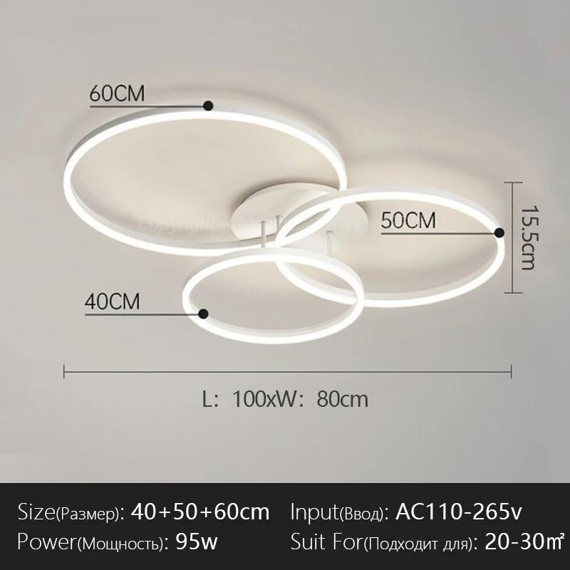 plafonnier led rond moderne luminaires salon chambre blanc noir épuré lumière dimmable