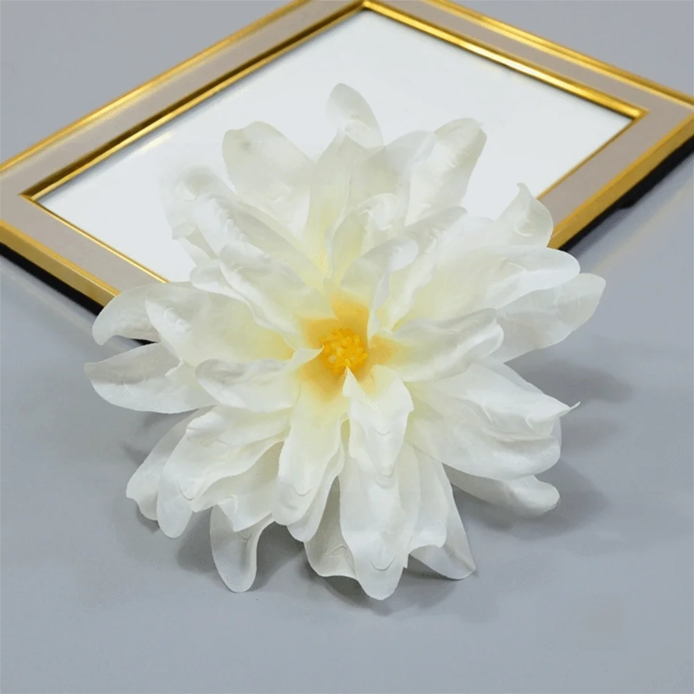 fleurs artificielles rouge bleu beige blanc orange rose violet modernes décoration intérieure boîte 15cm