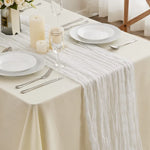 nappe plissée vert olive élégante table noël fête semi transparent
