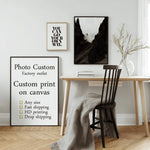 affiche abstraite moderne toile sans cadre encre imperméable rectangle vertical