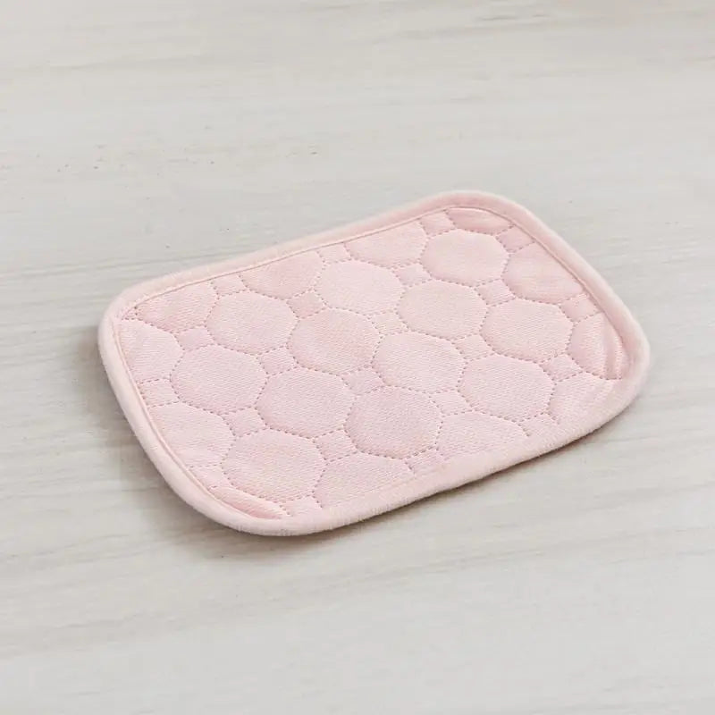 coussin hamster beige bleu clair gris rose pâle texture points moderne absorbant XXS XS