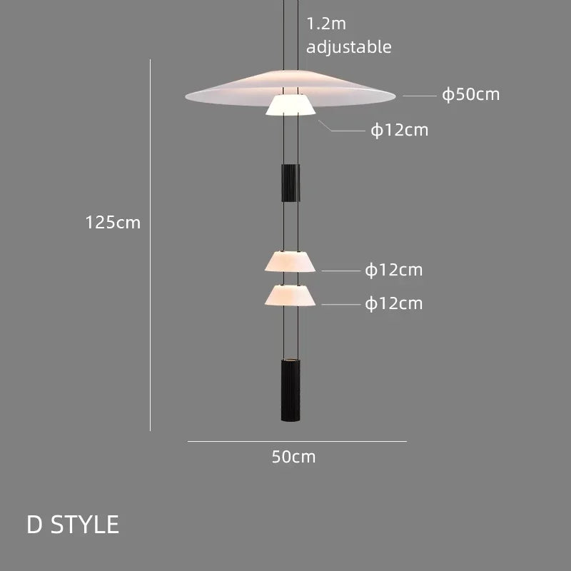 suspension lumineuse moderne minimaliste blanc noir rond lisse opaque câble noir