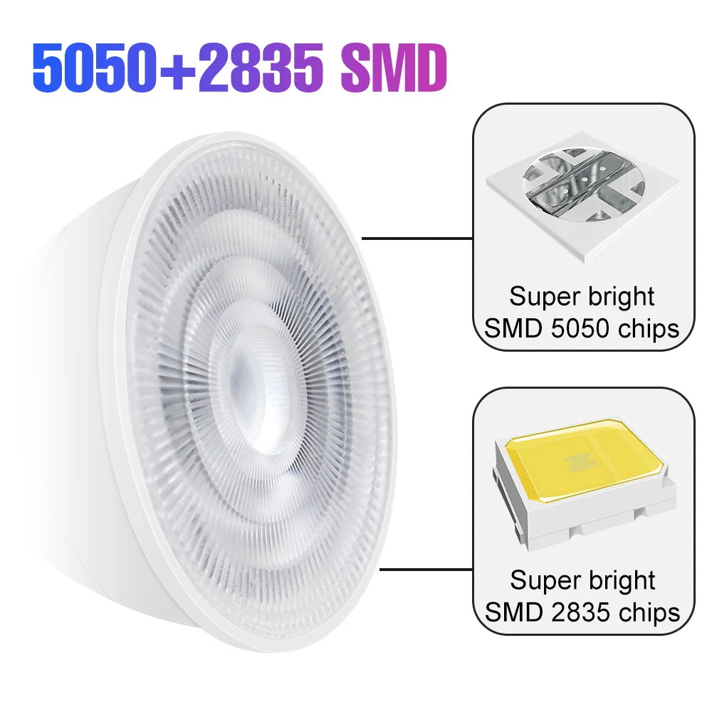 ampoule led e27 gu10 e14 rgb 15 couleurs réglables télécommande smart moderne blanc opacité