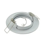 projecteur led spot noir blanc moderne clips métalliques facile entrée lumière ronde adjustableintérieur