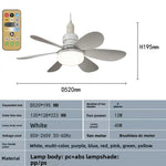 ventilateur lumière led 30w 40w blanc moderne télécommande éclairage salon