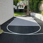Terrain basket bleu rouge vert moderne carreaux antidérapants PVC sol sportifs adhésifs
