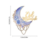 décoration gâteau or rose bleu boho chic pique bois fleurs géométrique İslam fête