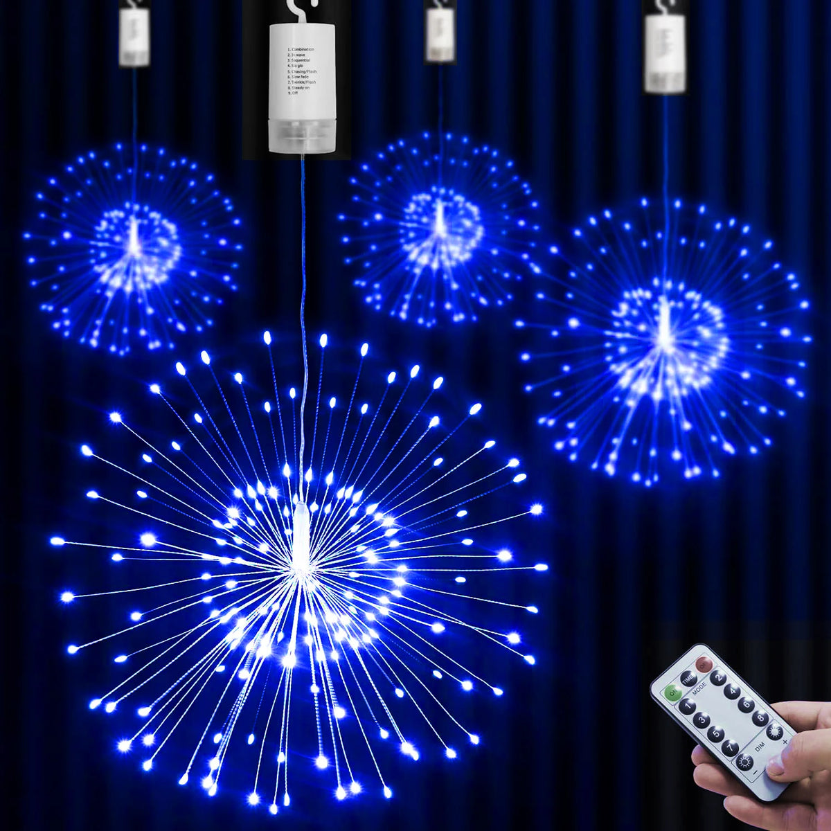 guirlande lumineuse dorée blanc moderne 150 led 200 led télécommande