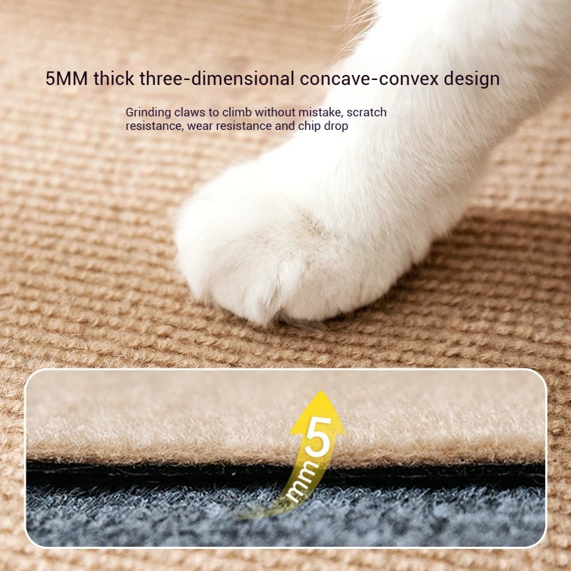 tapis adhésif anti griffes chats protection moderne gris beige 30x100cm 30x200cm 40x200cm