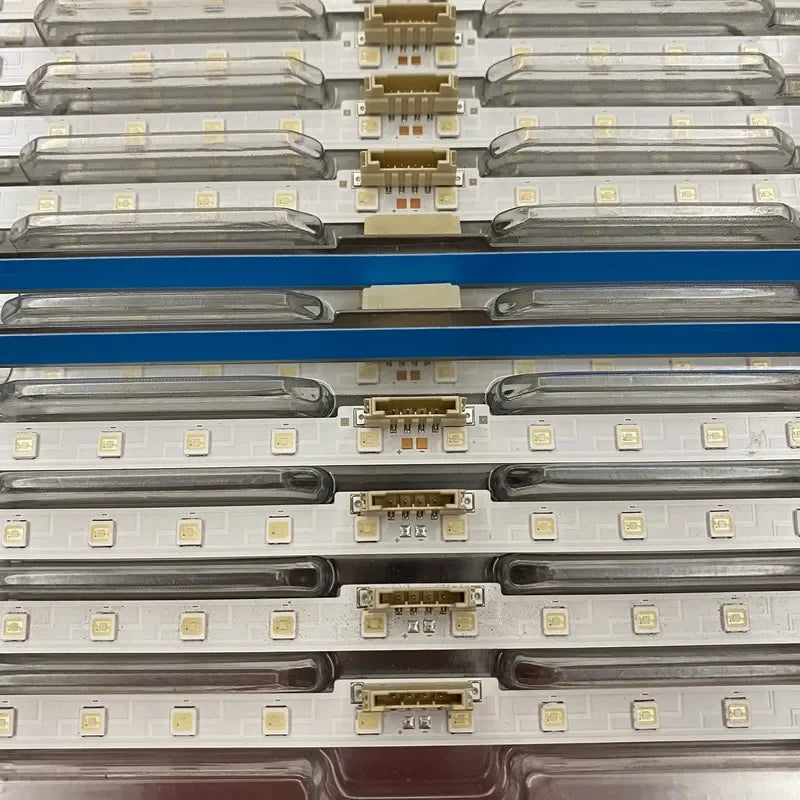 bande lumineuse led blanc moderne diodes alignées connecteur souder télévision rétro éclairage compatible led