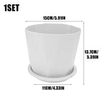 pots fleurs absorption eau succulentes intérieur décoration maison vert blanc moderne