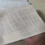 rideau store lamelles tissu beige texture lin moderne opacité sécurité uv puits lumière horizontal