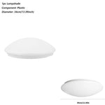 cache lampe led blanc moderne opacité diamètre 18.7cm 22.5cm 29.5cm 34.7cm 44.5cm