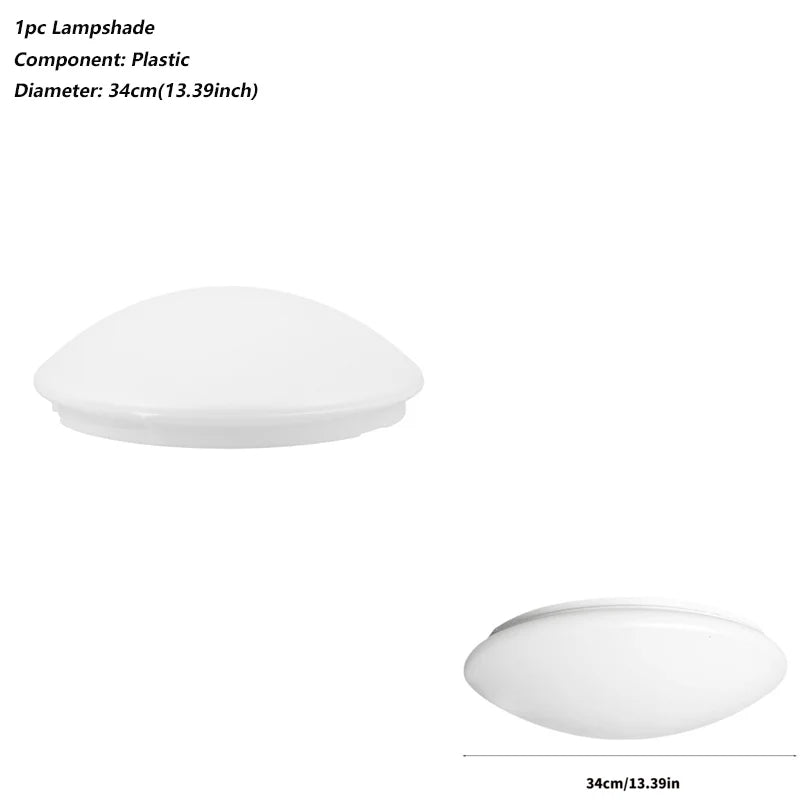 cache lampe led blanc moderne opacité diamètre 18.7cm 22.5cm 29.5cm 34.7cm 44.5cm