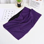 serviette sport bleu clair maille fine points noirs séchage rapide absorption élevée lavable machine