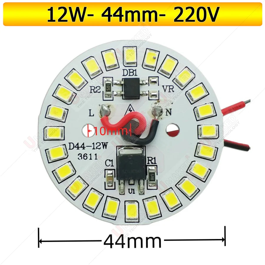 plaque led aluminium smd blanc pilote ic intégré éclairage panneau intérieur moderne
