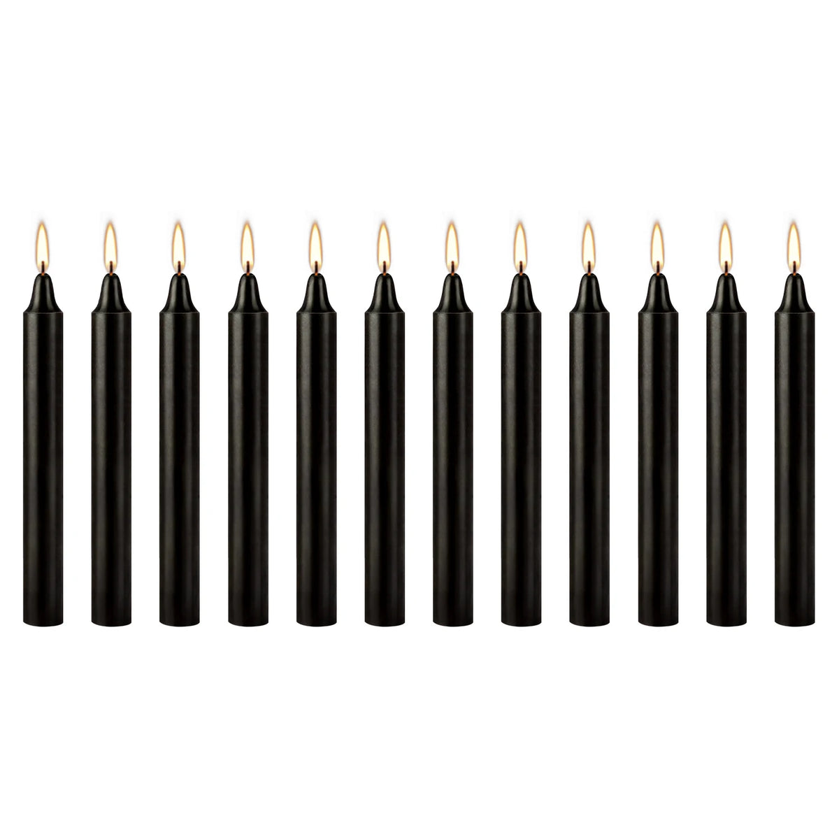 bougies noires cire haute qualité boîte décorative support bois moderne ambiance mystérieuse maison