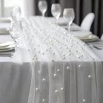 serviette table rose clair blanc jaune blanches translucide élégante réutilisable mariage fête hôtelextérieur