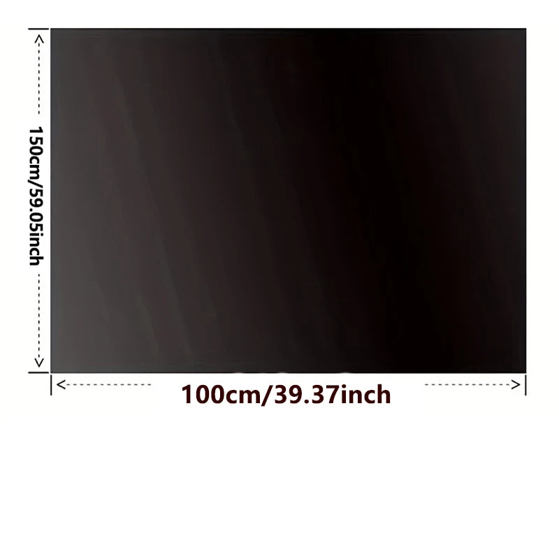 rideau occultant noir adhésif fenêtre opaque minimaliste facile maison