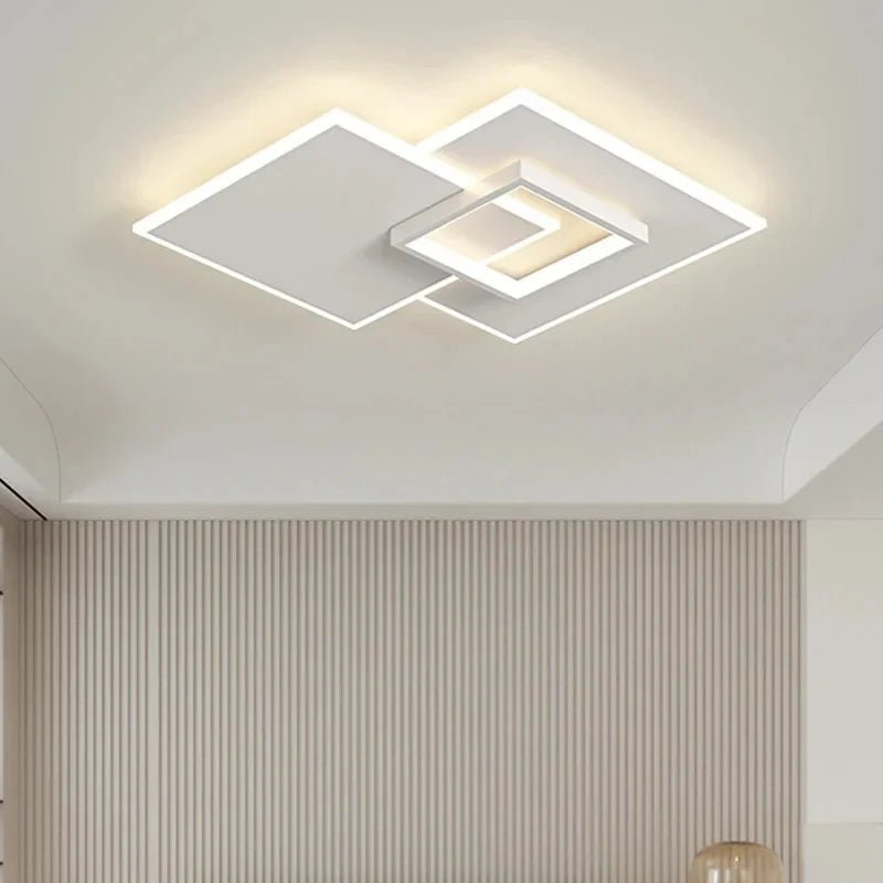 plafonnier led blanc moderne contemporain 42w 52w 45w 55w 103w