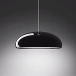 lustre suspendu bois blanc noir orange moderne câble opacité salle manger lumière