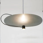 lampe suspendue moderne acrylique noir blanc minimaliste salon étude chambre principal