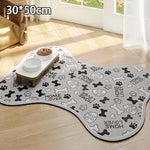 tapis sol chien chat imperméable antidérapant séchage rapide motif pattes