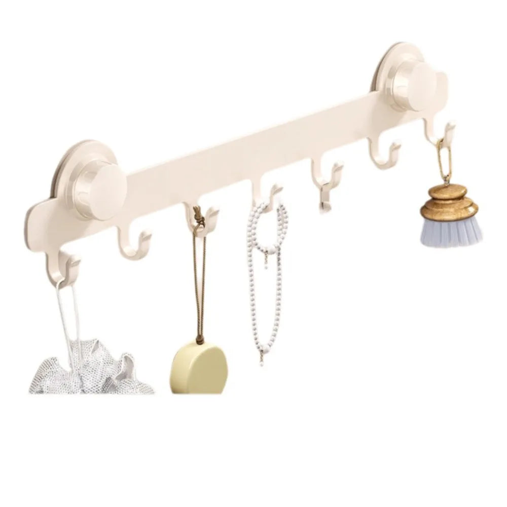 porte serviettes mural ventouse crochets gris moderne salle bain